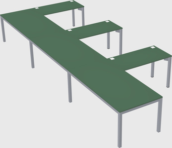 L-shaped desk