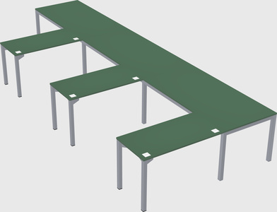 L-shaped desk