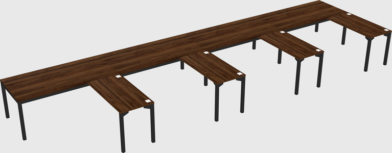 L-shaped desk