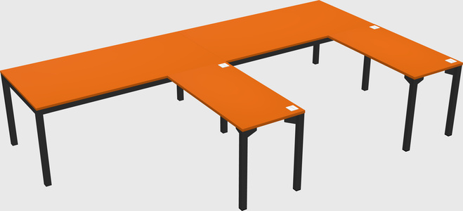 L-shaped desk