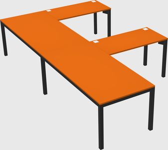L-shaped desk