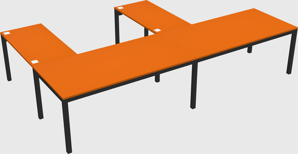 L-shaped desk