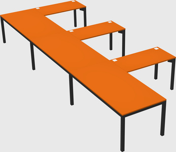 L-shaped desk