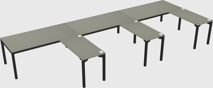 L-shaped desk