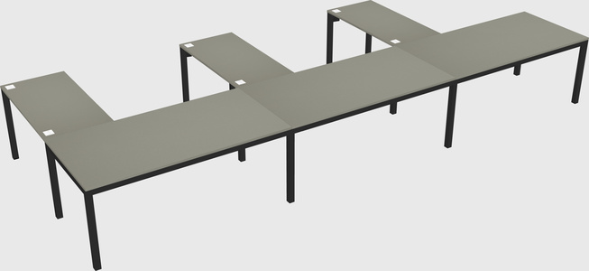 L-shaped desk