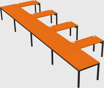 L-shaped desk