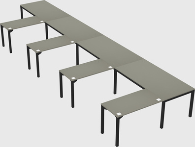 L-shaped desk