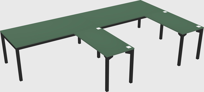 L-shaped desk