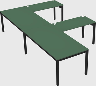 L-shaped desk