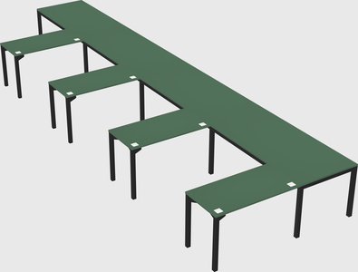 L-shaped desk