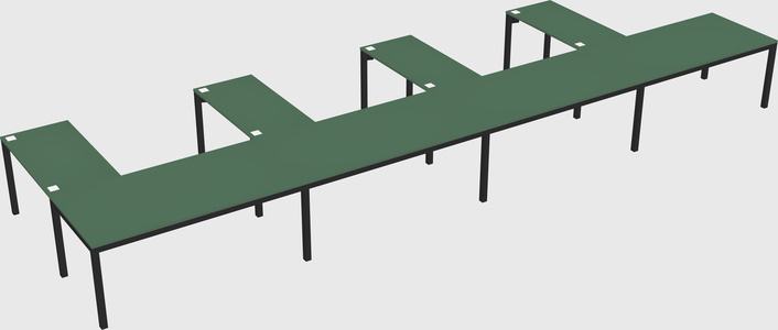 L-shaped desk
