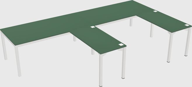 L-shaped desk