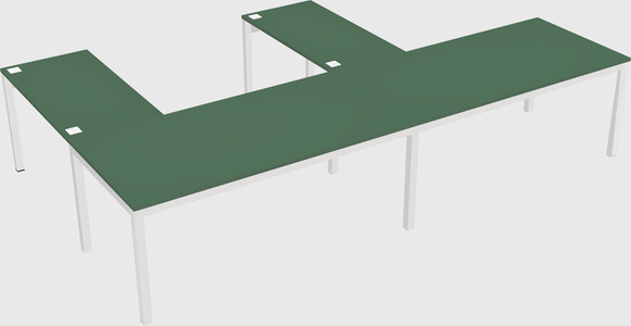L-shaped desk
