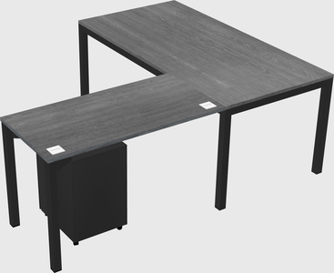 L-shaped desk