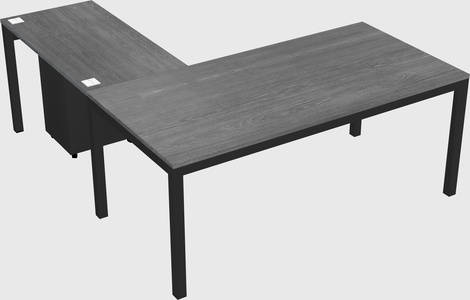 L-shaped desk