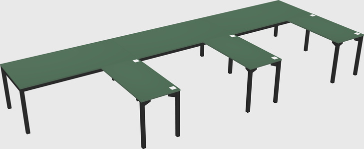 L-shaped desk