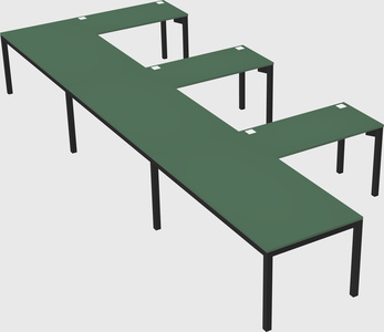 L-shaped desk