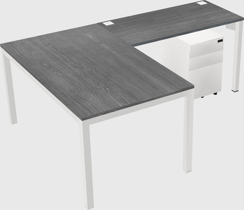 L-shaped desk