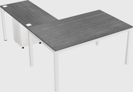 L-shaped desk
