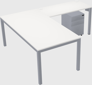 L-shaped desk