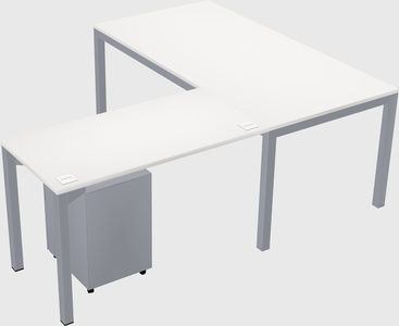 L-shaped desk