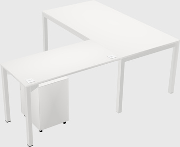 L-shaped desk
