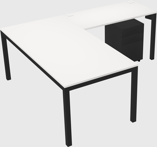 L-shaped desk
