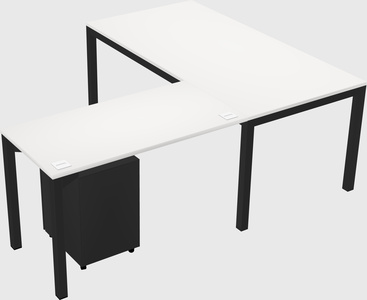 L-shaped desk