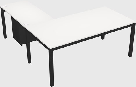 L-shaped desk