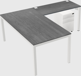 L-shaped desk