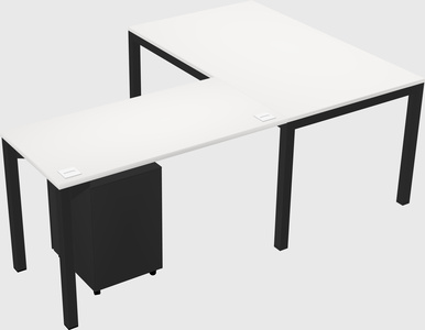 L-shaped desk