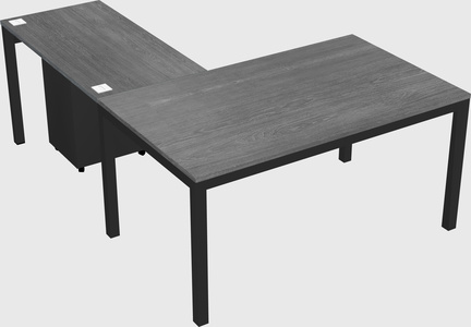 L-shaped desk