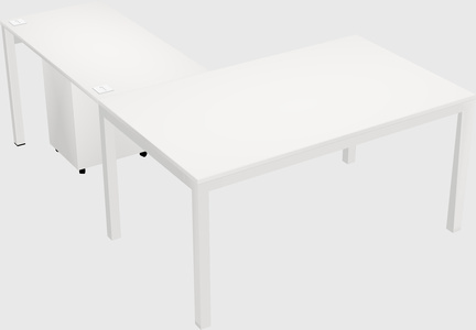 L-shaped desk