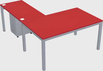 L-shaped desk