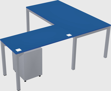 L-shaped desk