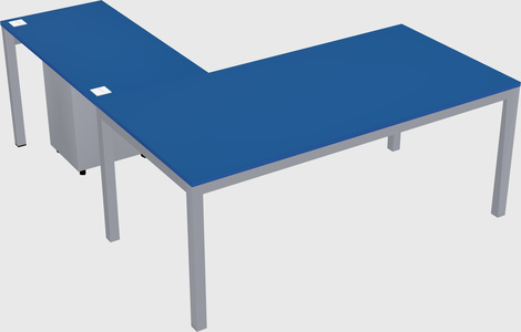 L-shaped desk