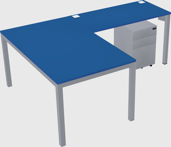 L-shaped desk