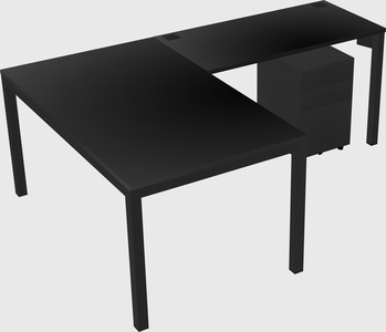 L-shaped desk