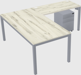 L-shaped desk