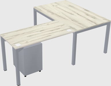 L-shaped desk