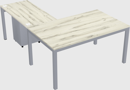 L-shaped desk