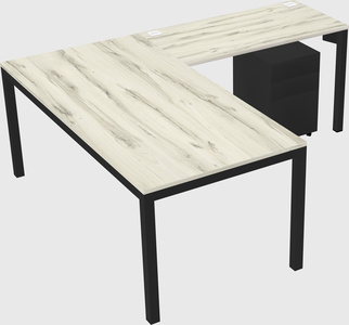 L-shaped desk