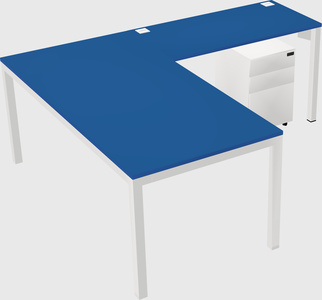 L-shaped desk