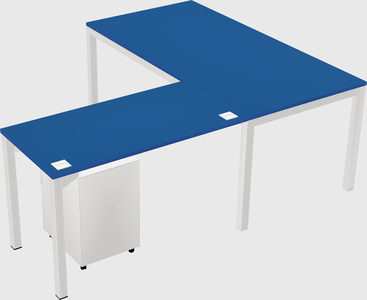 L-shaped desk