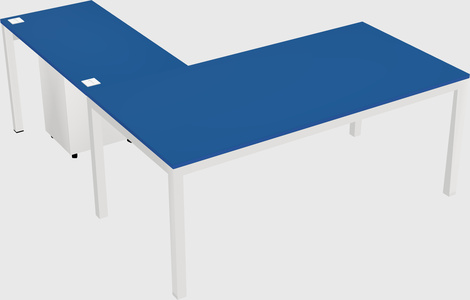 L-shaped desk