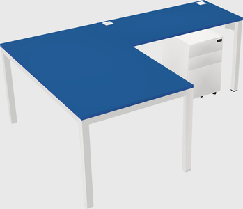 L-shaped desk