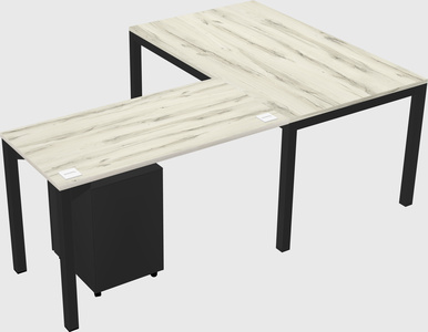 L-shaped desk