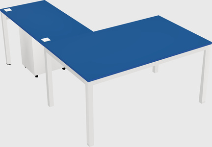 L-shaped desk