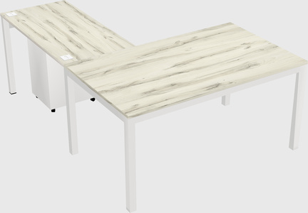 L-shaped desk
