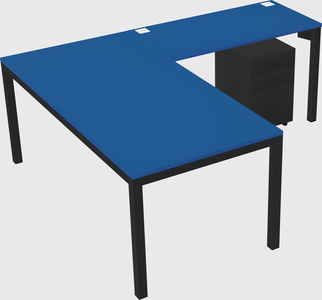 L-shaped desk